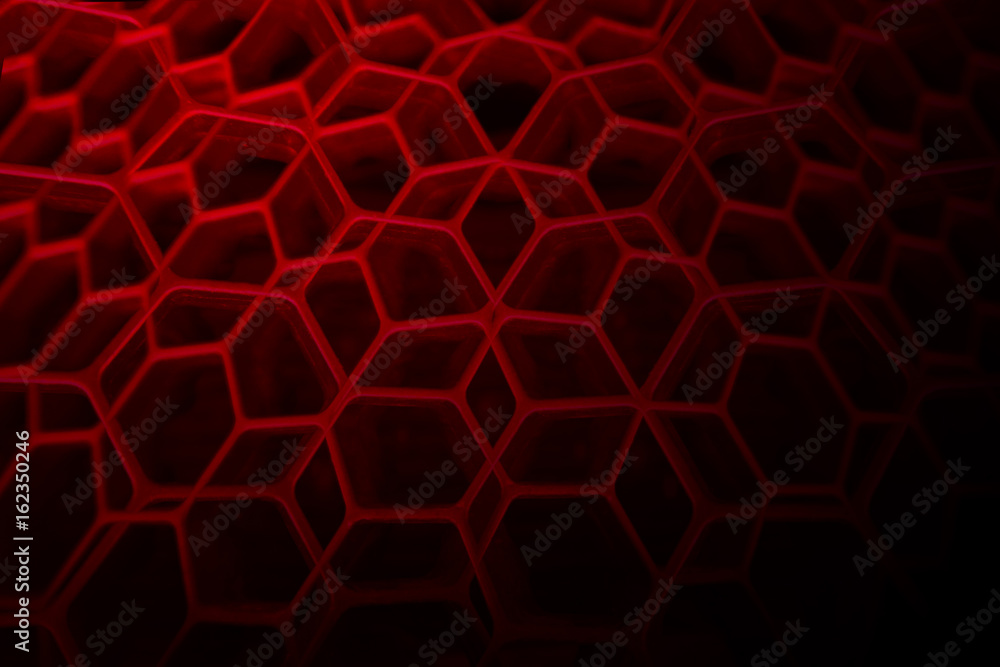 abstract hexagon red background abstract hexagon red background