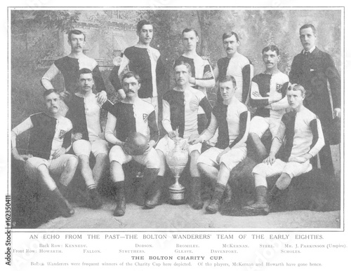 Bolton Wanderers Fc. Date: circa 1881 © Archivist