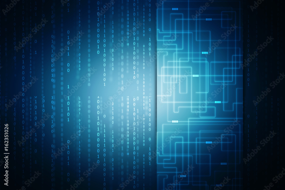 2d illustration technology background 2d illustration technology background