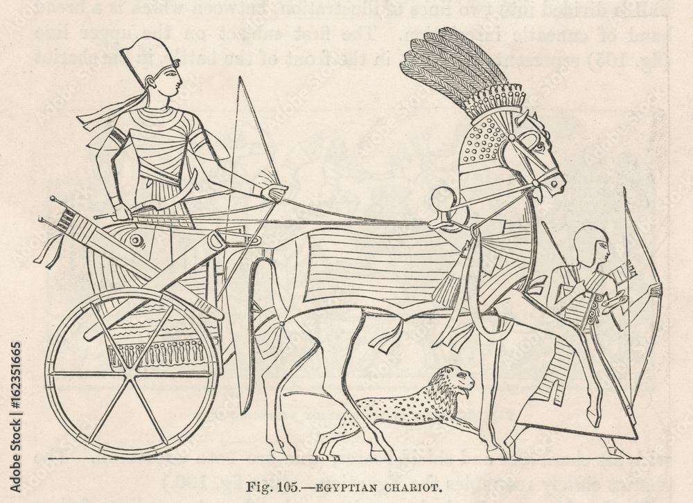 Obraz premium Transport - Chariot. Date: Ancient