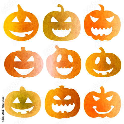 ハロウィン　かぼちゃ　秋　アイコン