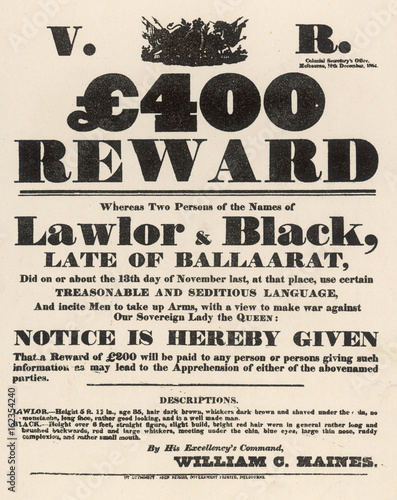 Events - Australia - 1854. Date: 3rd December 1854