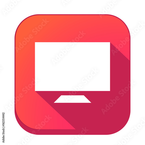 ikona z długim cieniem na tle zaokrąglonego kwadratu