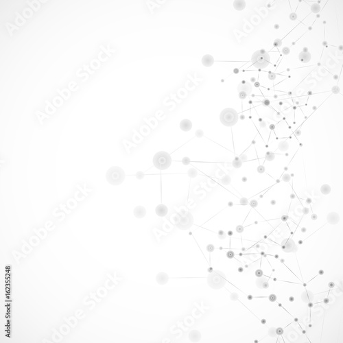 Vector abstract science background with place for text