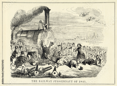 Φωτογραφία Mania - Railway Juggernaut. Date: July 1845