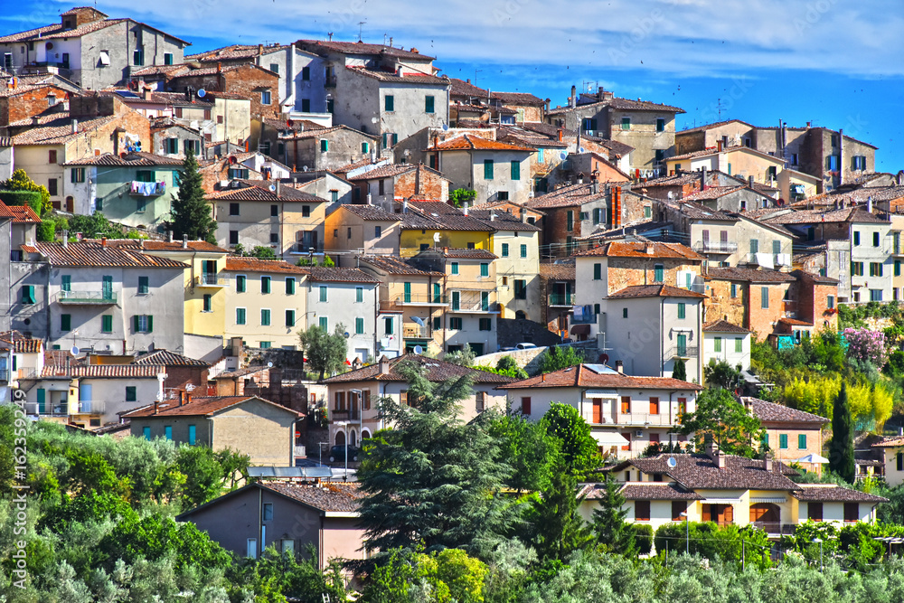 City of Chianciano Terme in Tuscany, Italy