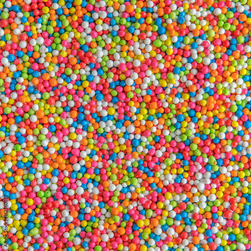 multicolored sugar ball