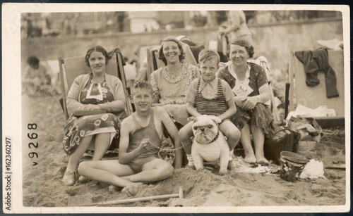 On Margate Beach 1920s. Date: 1920s