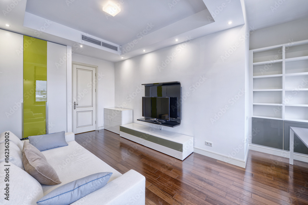 Living room interior in modern house. Living room interior in modern house.