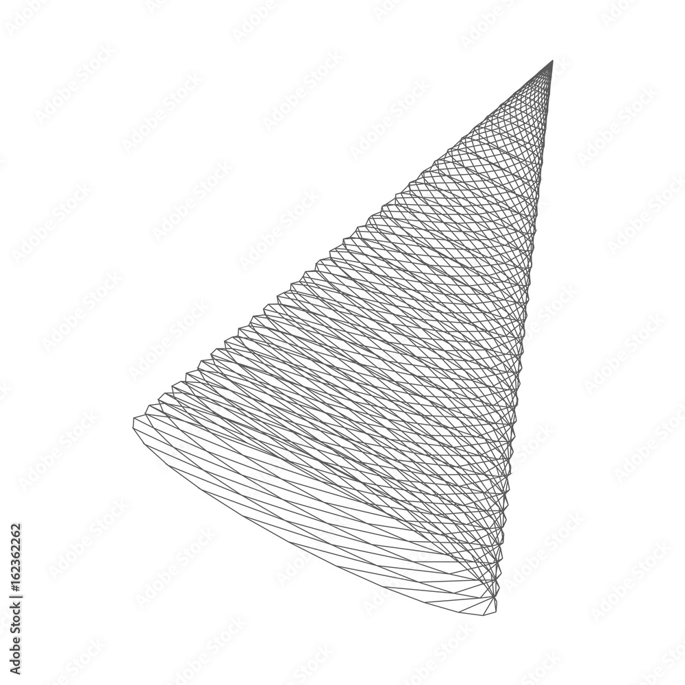 3d Cone Sketch