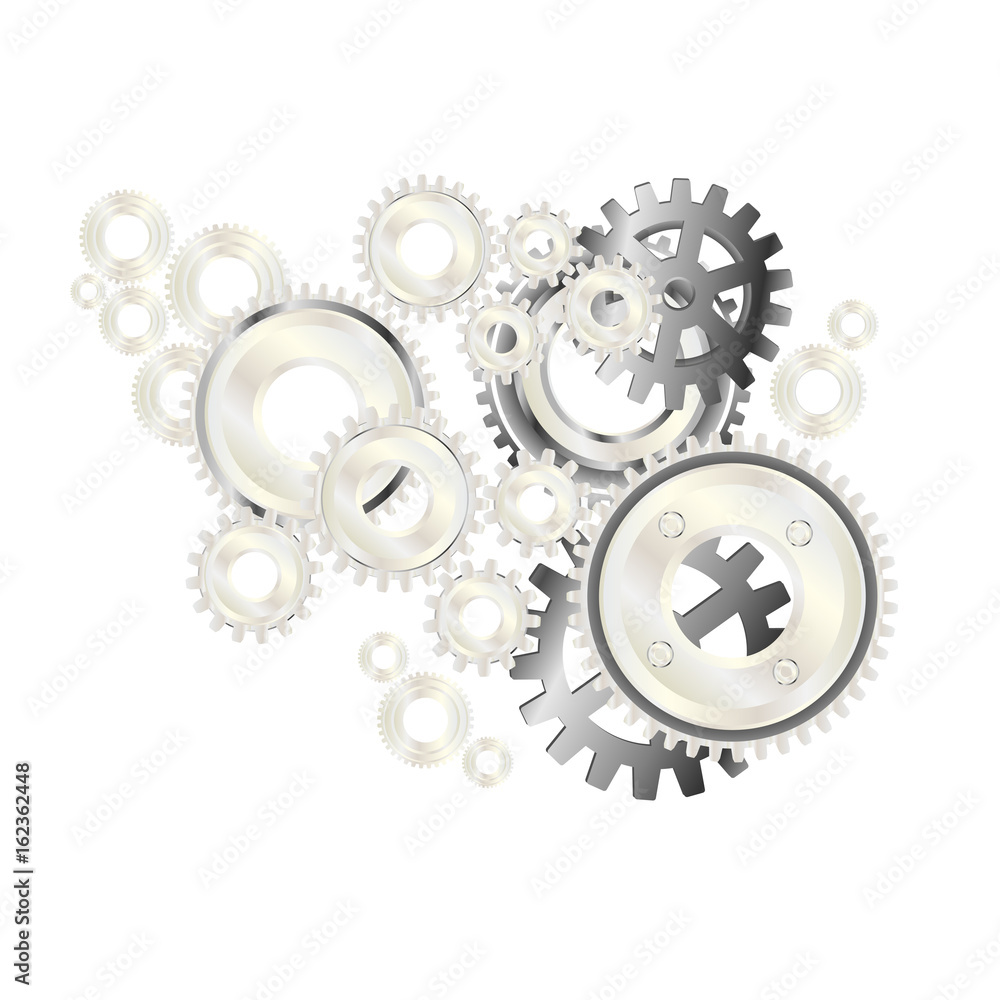 Gears in engagement. Engineering drawing abstract industrial background with a cogwheels. Gears in engagement. Engineering drawing abstract industrial background with a cogwheels.