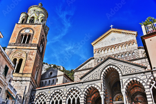 Amalfi in the province of Salerno, Campania, Italy © monticellllo