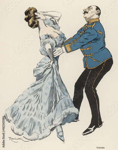 Csardas - Hungary - 1908. Date: 1908