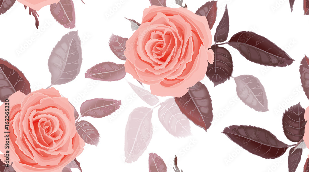 Seamless pattern with flowers roses. Seamless pattern with flowers roses.