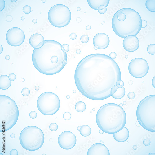 Blue Bubbles Background