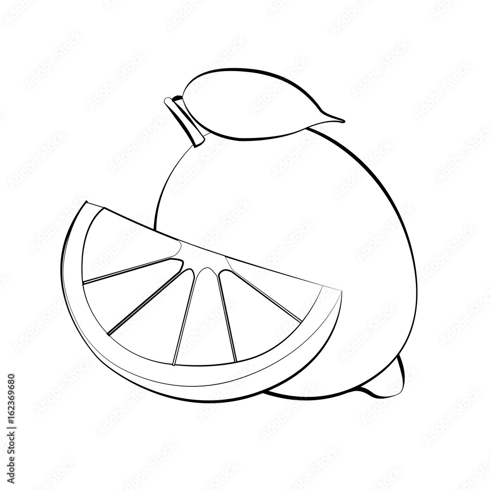 Fresh lemons vector illustration Fresh lemons vector illustration