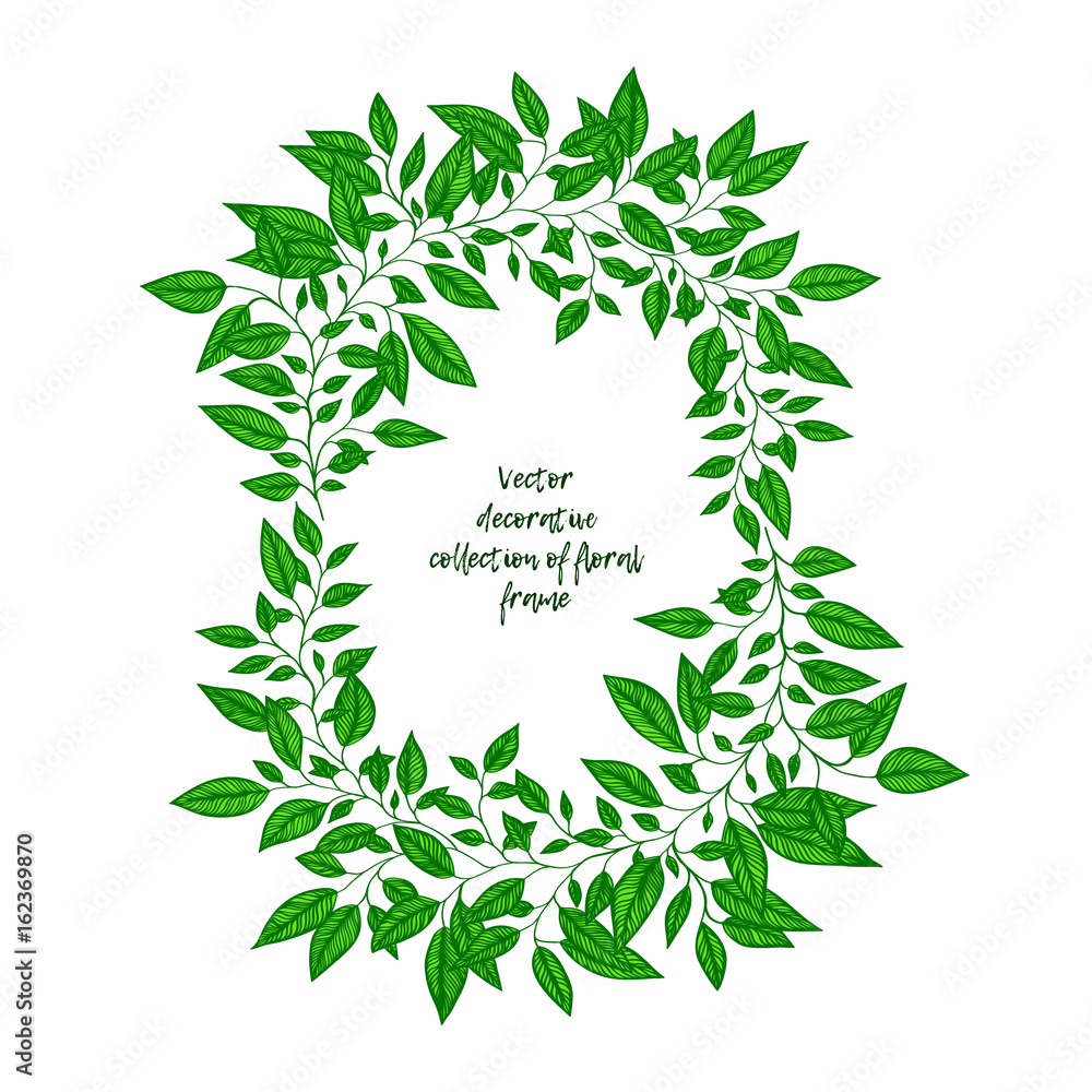 Obraz premium Floral frame.