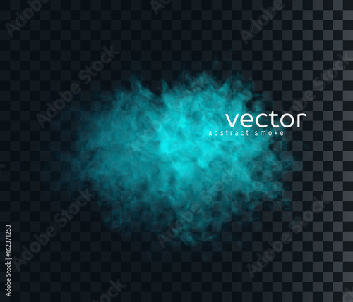 Vector illustration of smoky shape.