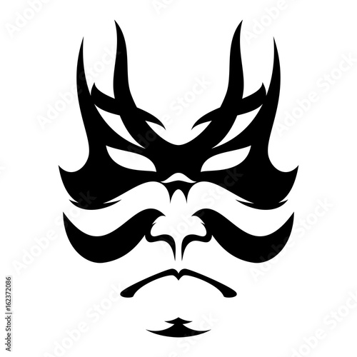 Japanese drama Kabuki face