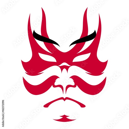 Japanese drama Kabuki face