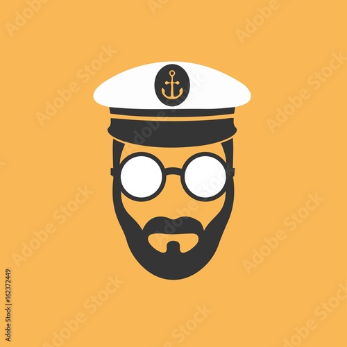 Captain's face
