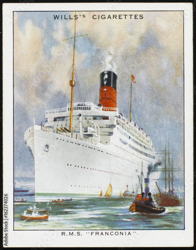Canvas Print Franconia' Steamship. Date: circa 1930