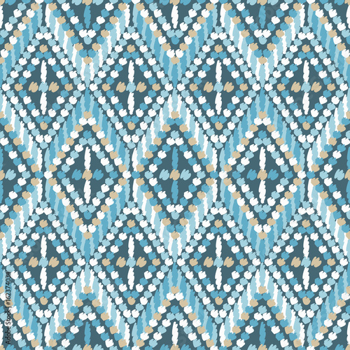 Ethnic boho seamless pattern. Retro motif. Vector illustration. Textile rapport.

