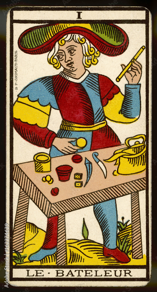 Obraz premium Tarot Card 1 - Le Bateleur (The Juggler)