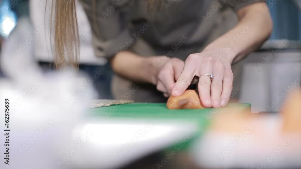 Preparing Sushi On Workshop Preparing Sushi On Workshop