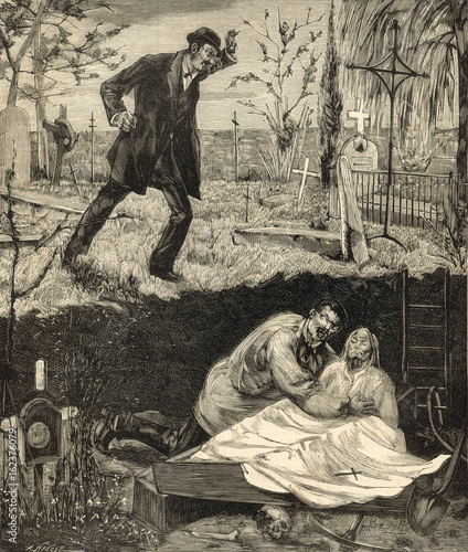 Photography Vampire of Vinezac. Date: 1883