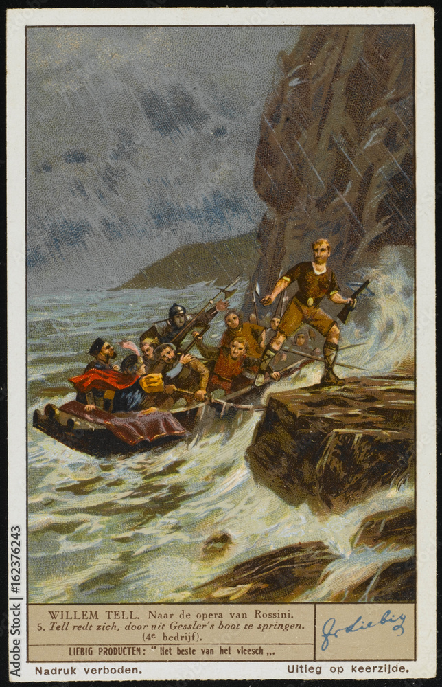 Fotografie Rossini - Tell - Liebig. Date: 1829