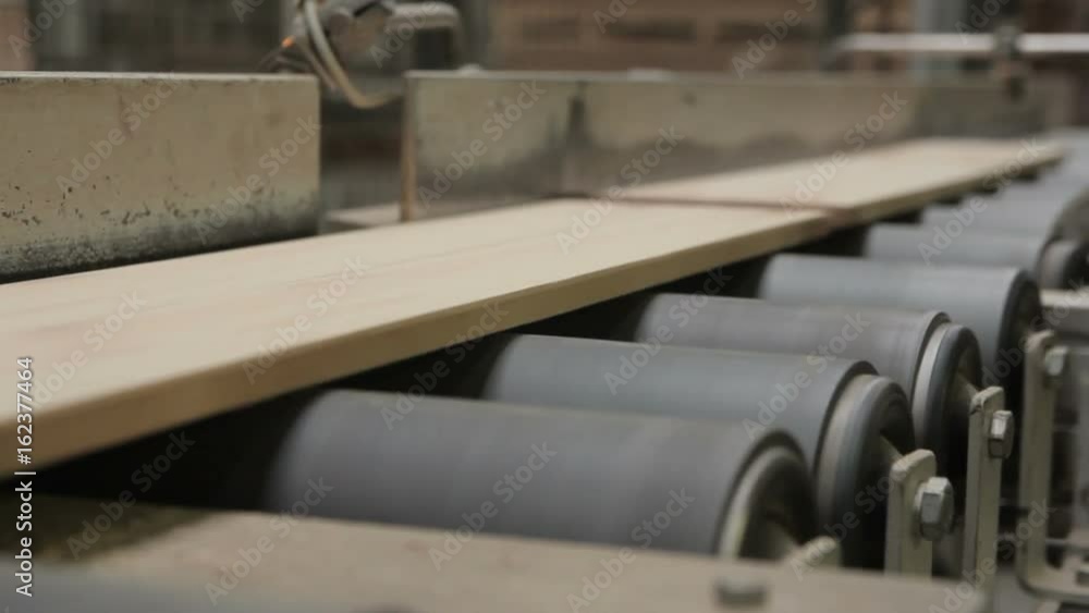 Production Line In Woodworking Factory Production Line In Woodworking Factory