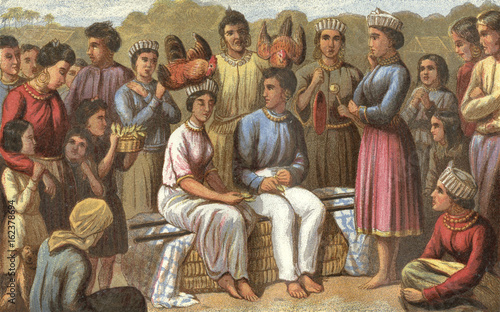 Marriage  Lundu People. Date: 1863