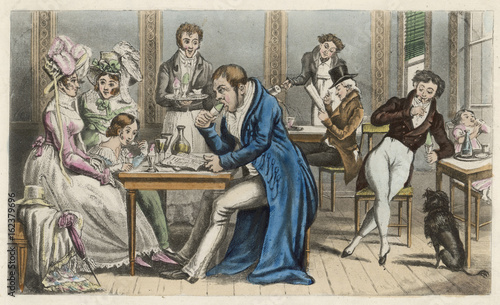 British in Paris after defeat of Napoleon. Date: 1815