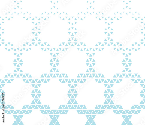 geometric hexagon seamless vector triangle halftone pattern background
