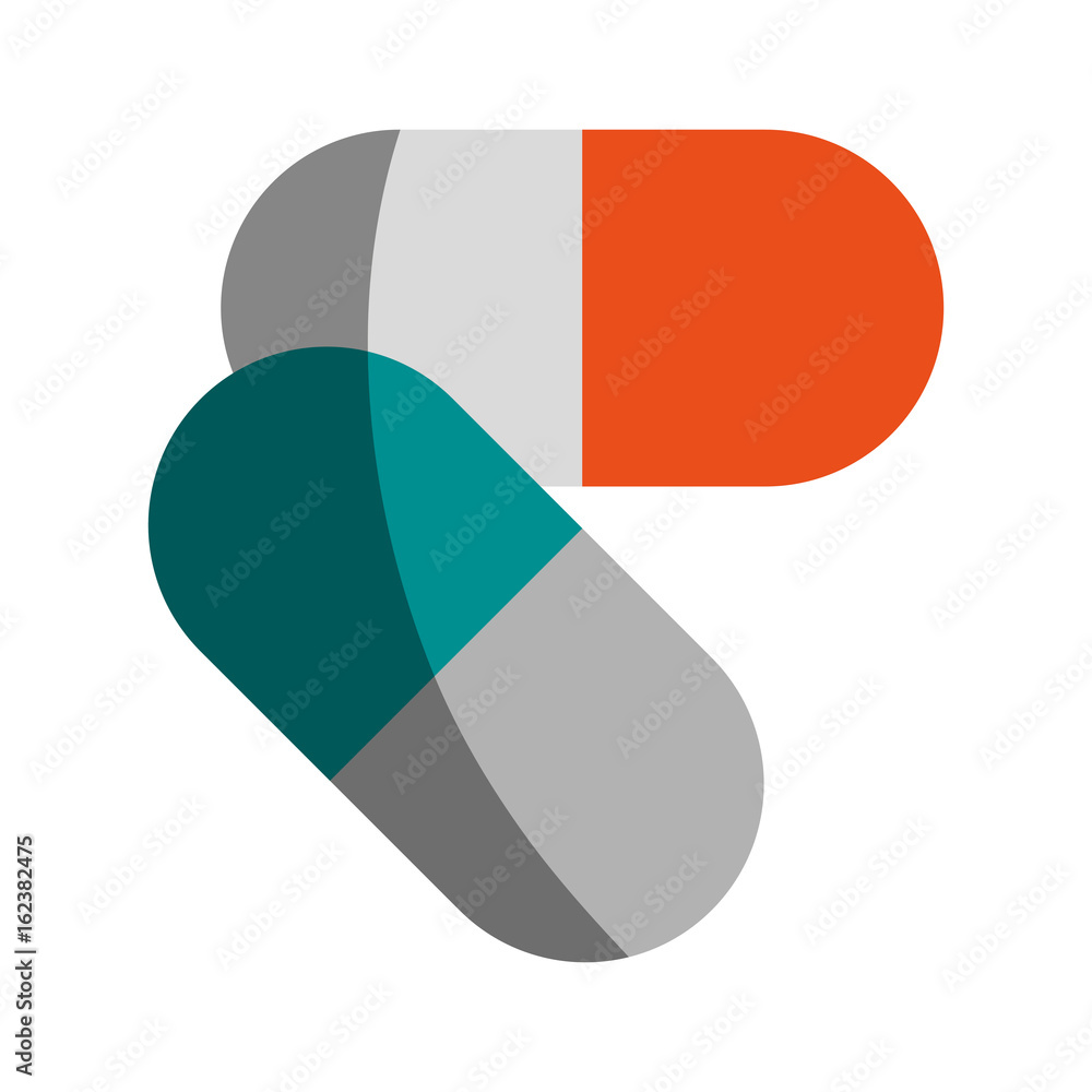medication pills icon image vector illustration design 
