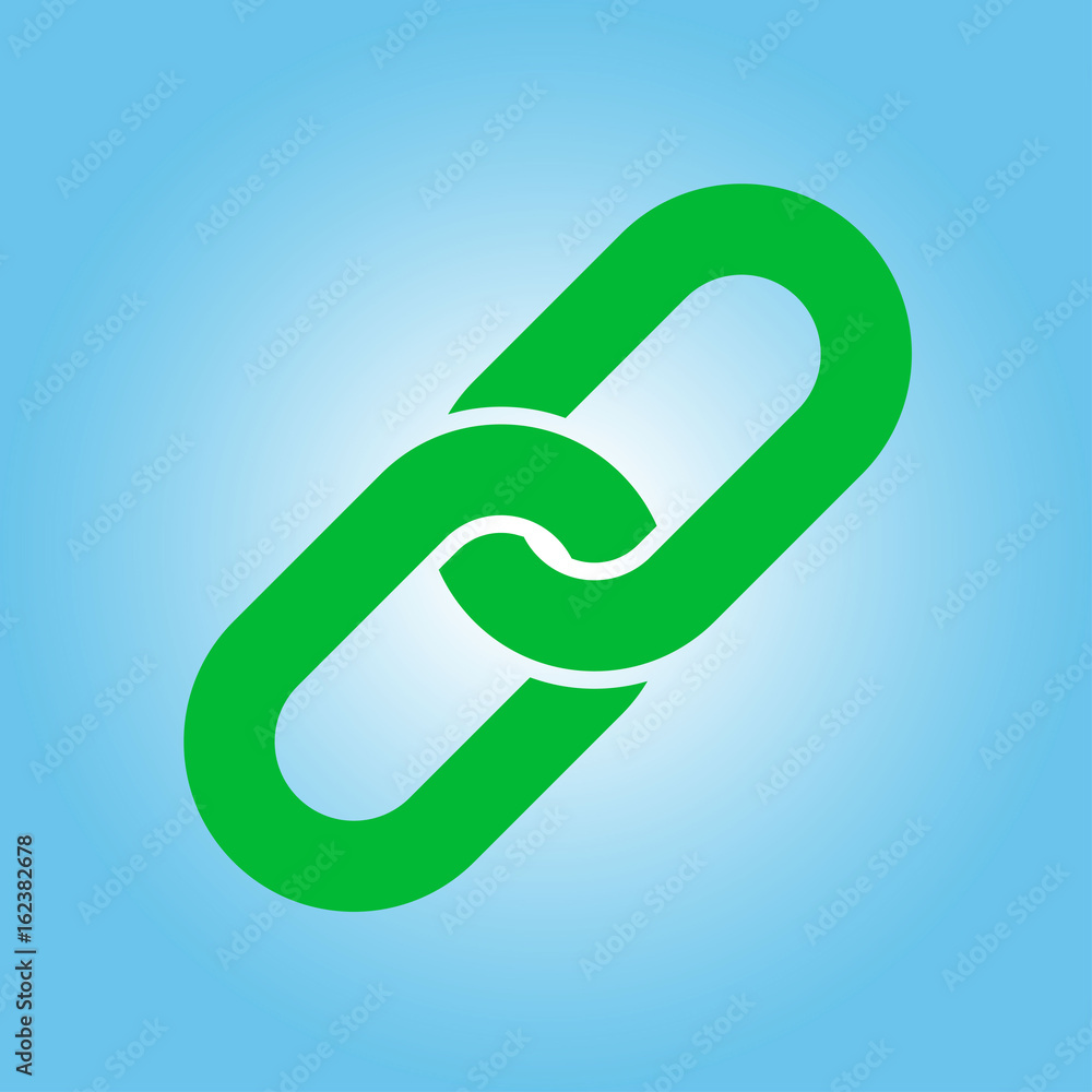 Link single icon.Chain link symbol. Icon link to the source. Link single icon.Chain link symbol. Icon link to the source.