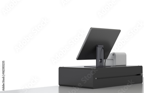 Photos cashier machine