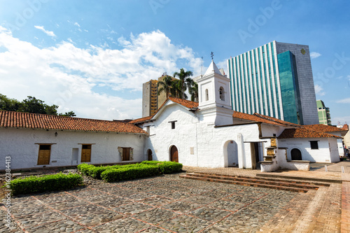 View of the La Merced Church in Cali, Colombia. photo
