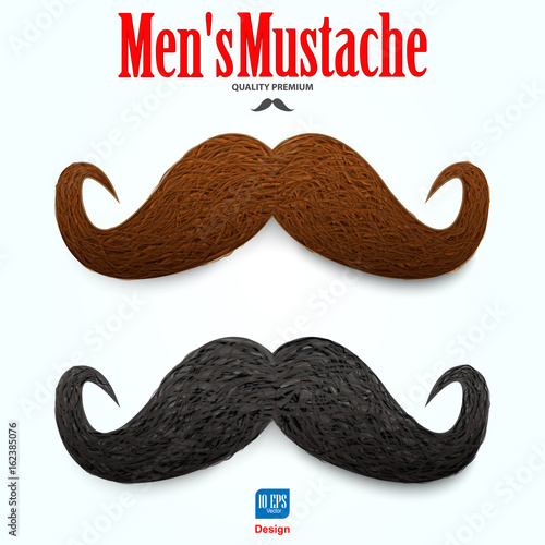 Retro mustache Icon.