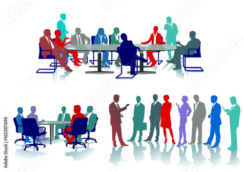 Business Konferenz, Seminar, Illustration
