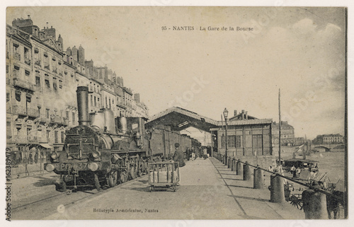 Station at Nantes. Date: circa 1905