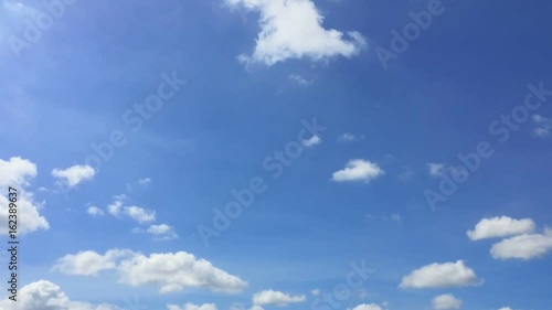 Timelapes. Clouds moving in the sky