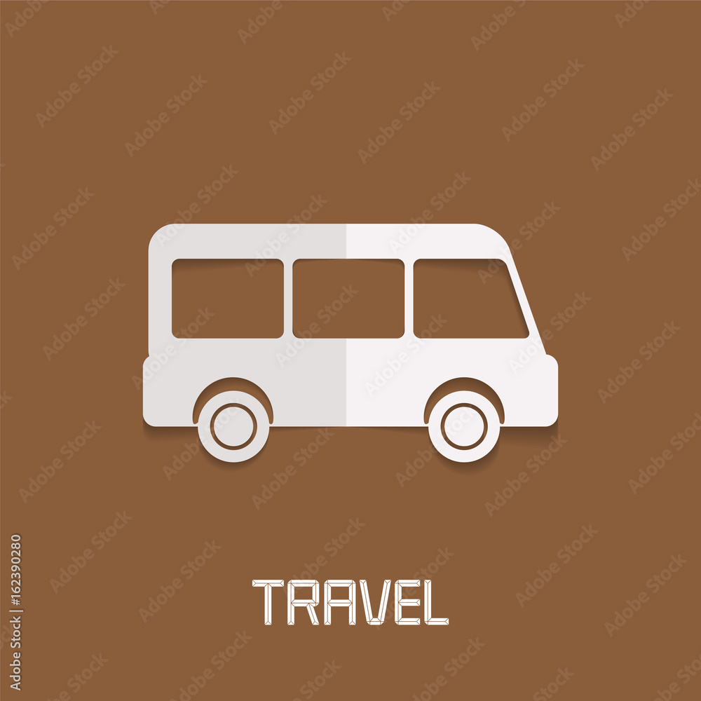 Bus vector illustration, image Bus vector illustration, image