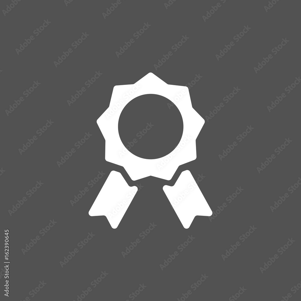 Seal of authenticity on black background Seal of authenticity on black background