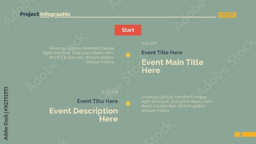 Vertical timeline slide 1