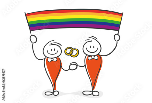 Strichfiguren Homosexuelle 