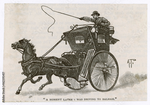 Hansom Cab (Anon). Date: circa 1890