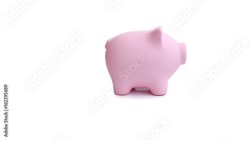 Business, Finance, investment, savings, and corruption concept - Bank pig on the table