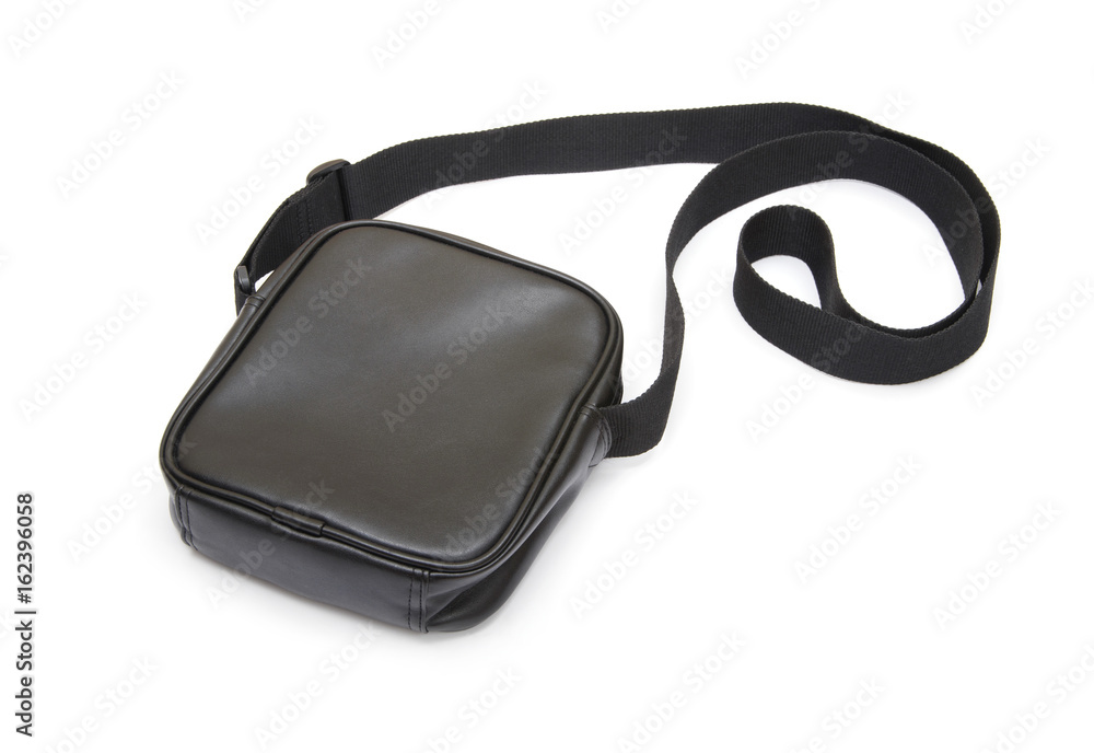 modern leather men bag isolated modern leather men bag isolated